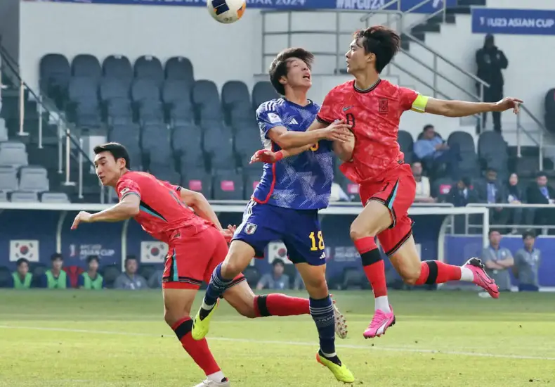 U-23日本与U-23韩国足球友谊赛回顾