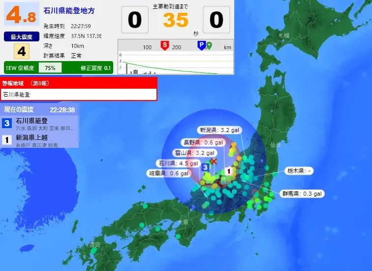 地震速報 — TW news