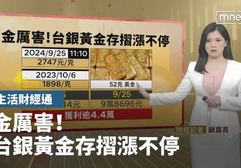 台銀黃金 — TW news